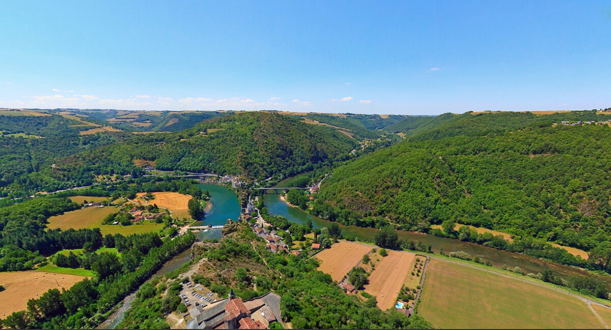 Image de couverture : Explorez la Presqu'île d'Ambialet dans le Tarn : Gîtes et Chambres d'Hôtes