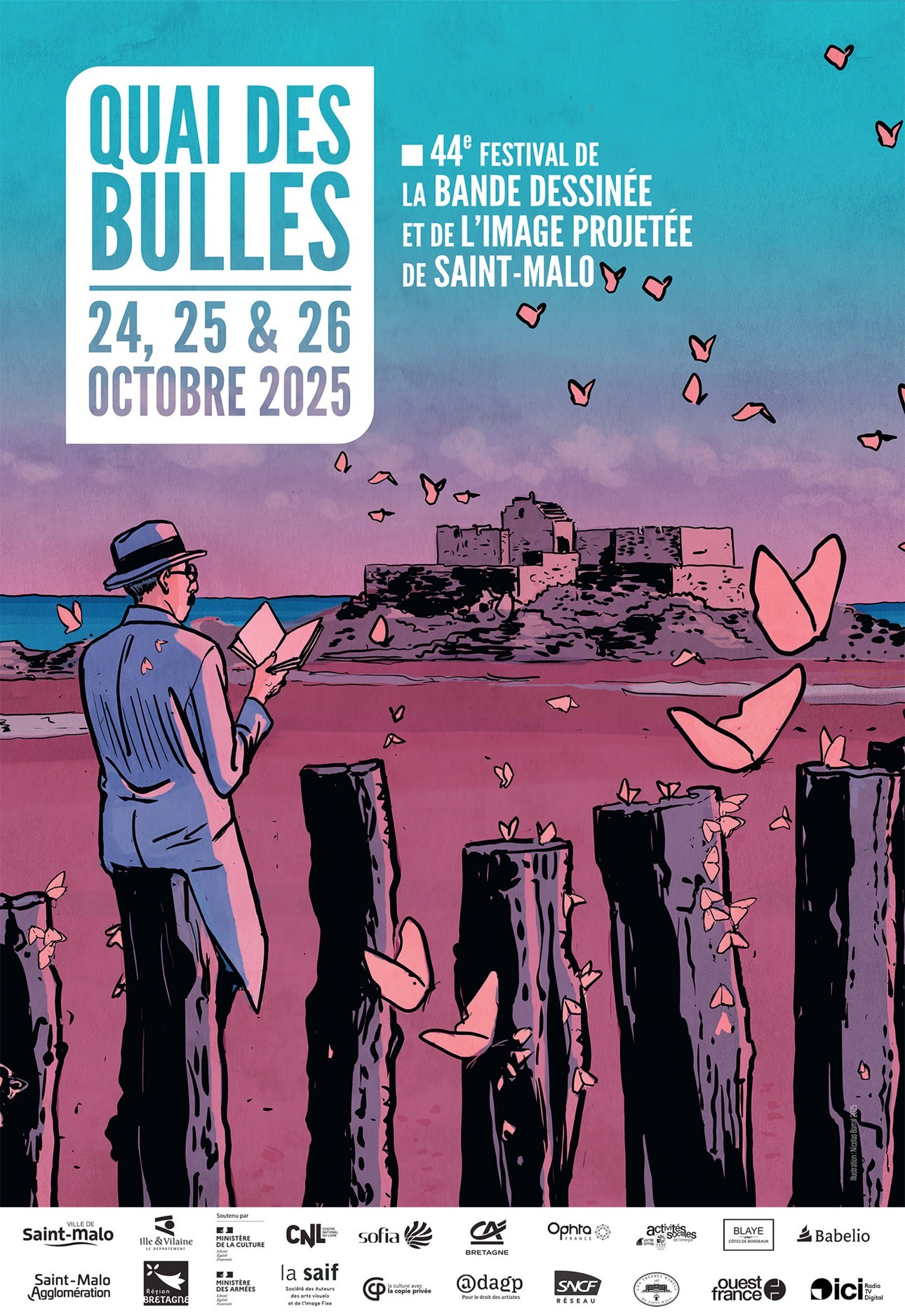 Cover image: Festival de bande dessinée Quai des Bulles - Saint-Malo