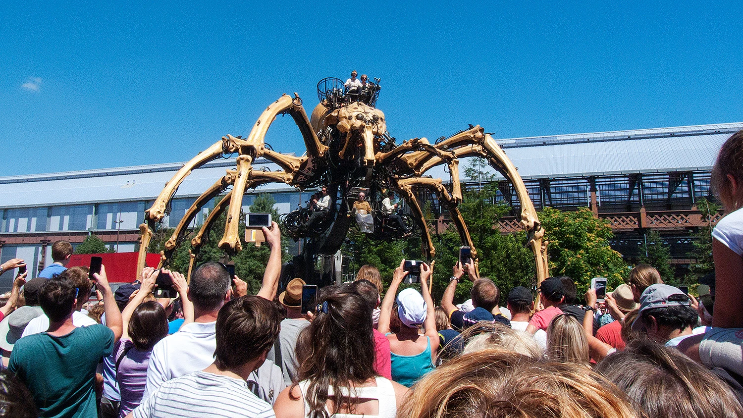 Kumo, la Grande Araignée Les machines de l'Île à Nantes.