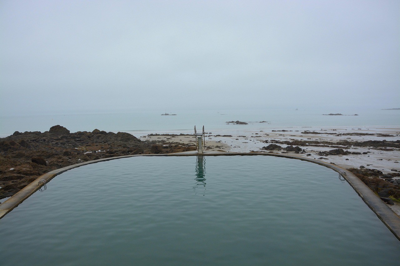 Jaclou DL, Saint Quay Portrieux, la piscine d'eau de mer