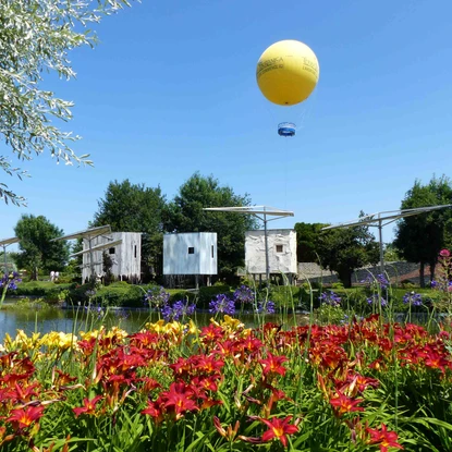 Jardin fleuri et coloré de Terra Botanica