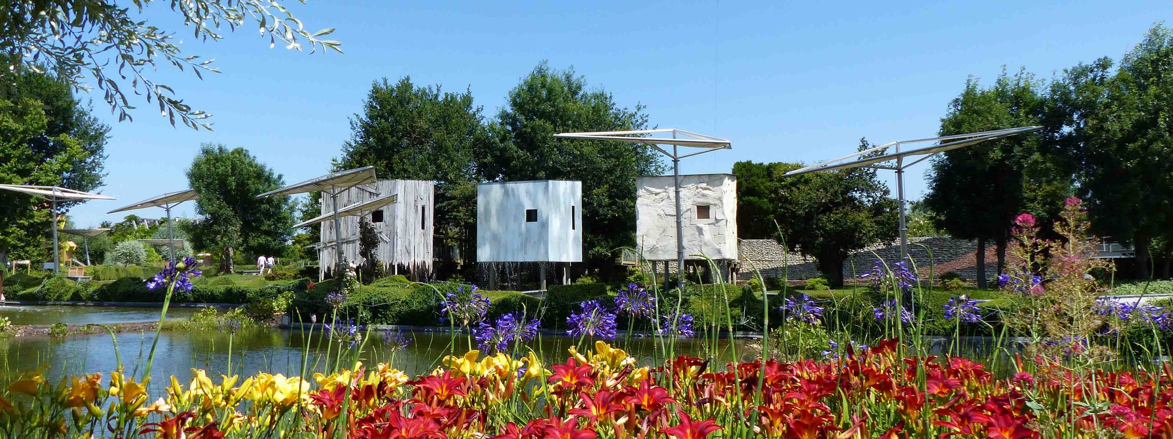 Jardin fleuri et coloré de Terra Botanica