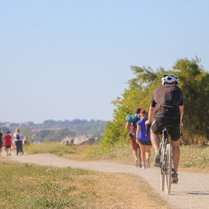 Vélomaritime à Saint-Benoît-des-Ondes en Ille-et-Vilaine dans la Baie du Mont Saint-Michel. Crédits photo : SMBMSM