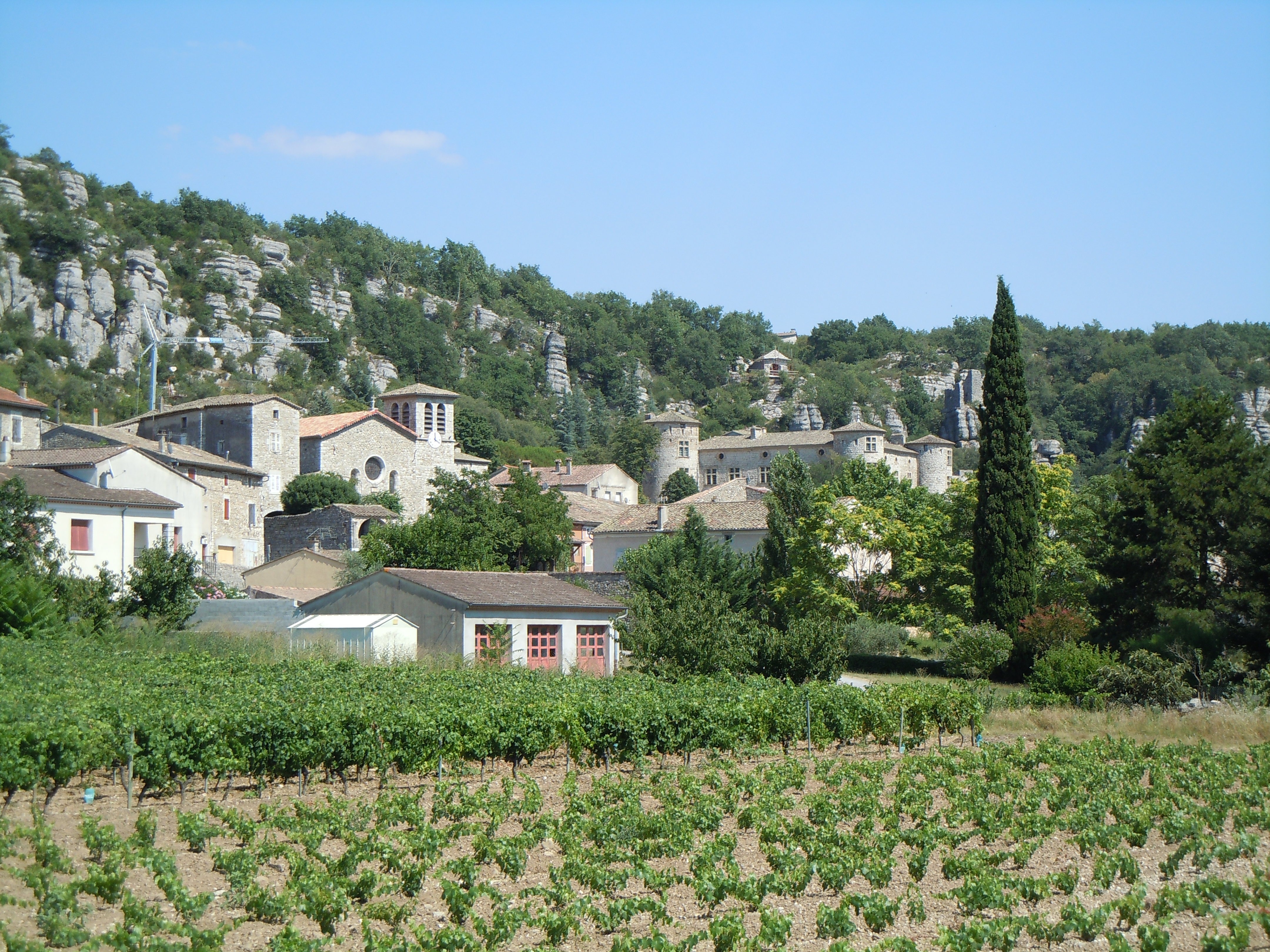 Image de couverture : Chambre d'hôtes à Vogüé