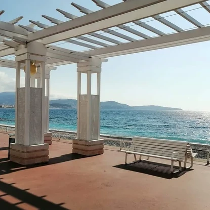 Vue du bord de mer à Saint-Laurent-du-Var, ©D'Aqui d'Aia