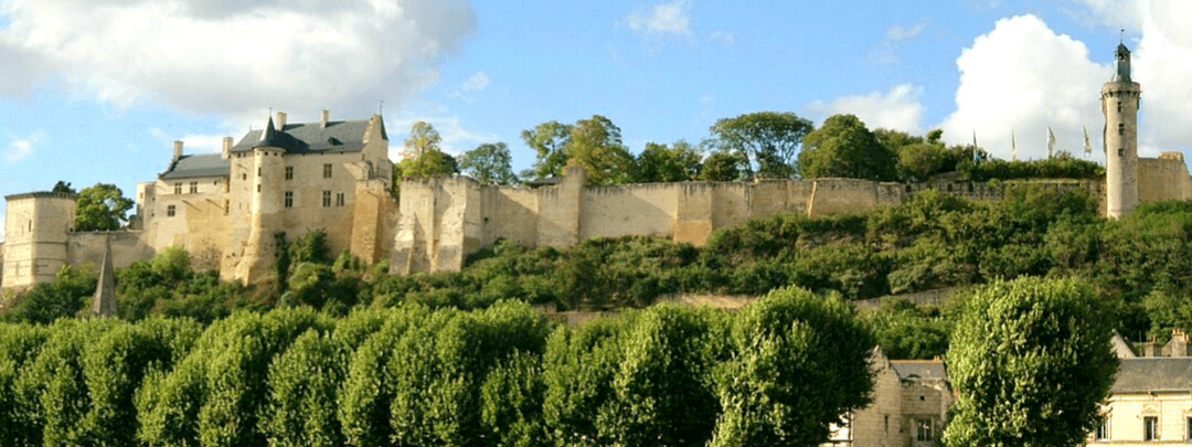 View of Chinon Castle