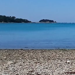Plage, Plougrescant, mer bleu, ciel bleu