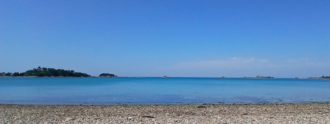 Plage, Plougrescant, mer bleu, ciel bleu
