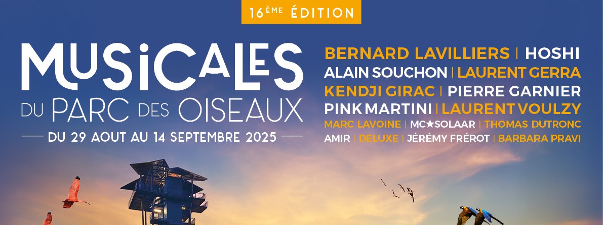 Image de couverture : Les musicales du parc des oiseaux 