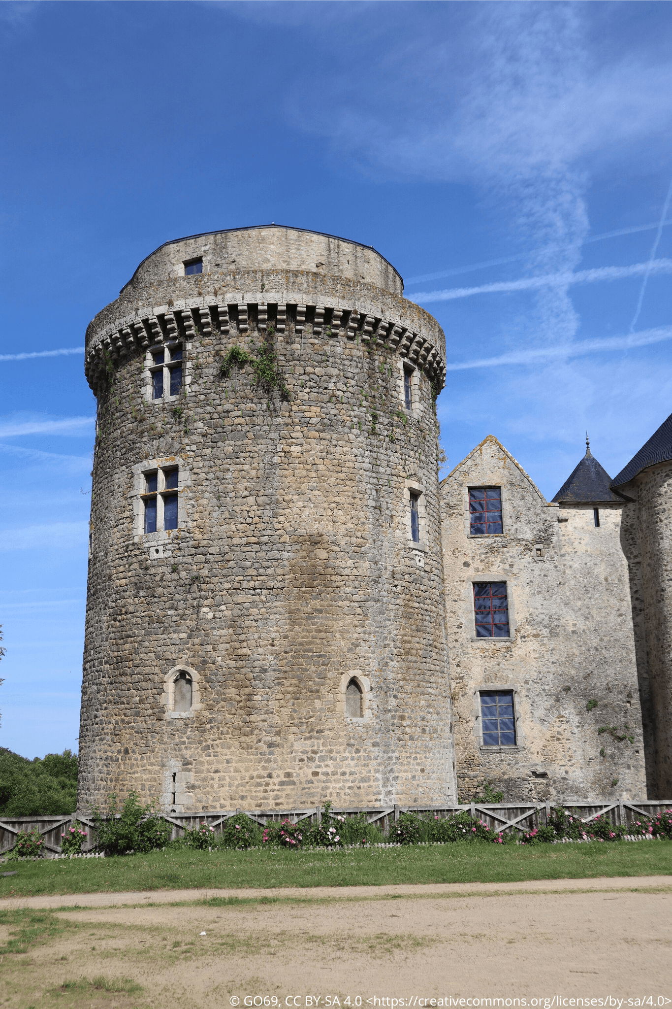 Donjon du Château de Saint-Mesmin à Saint-André-sur-Sèvre