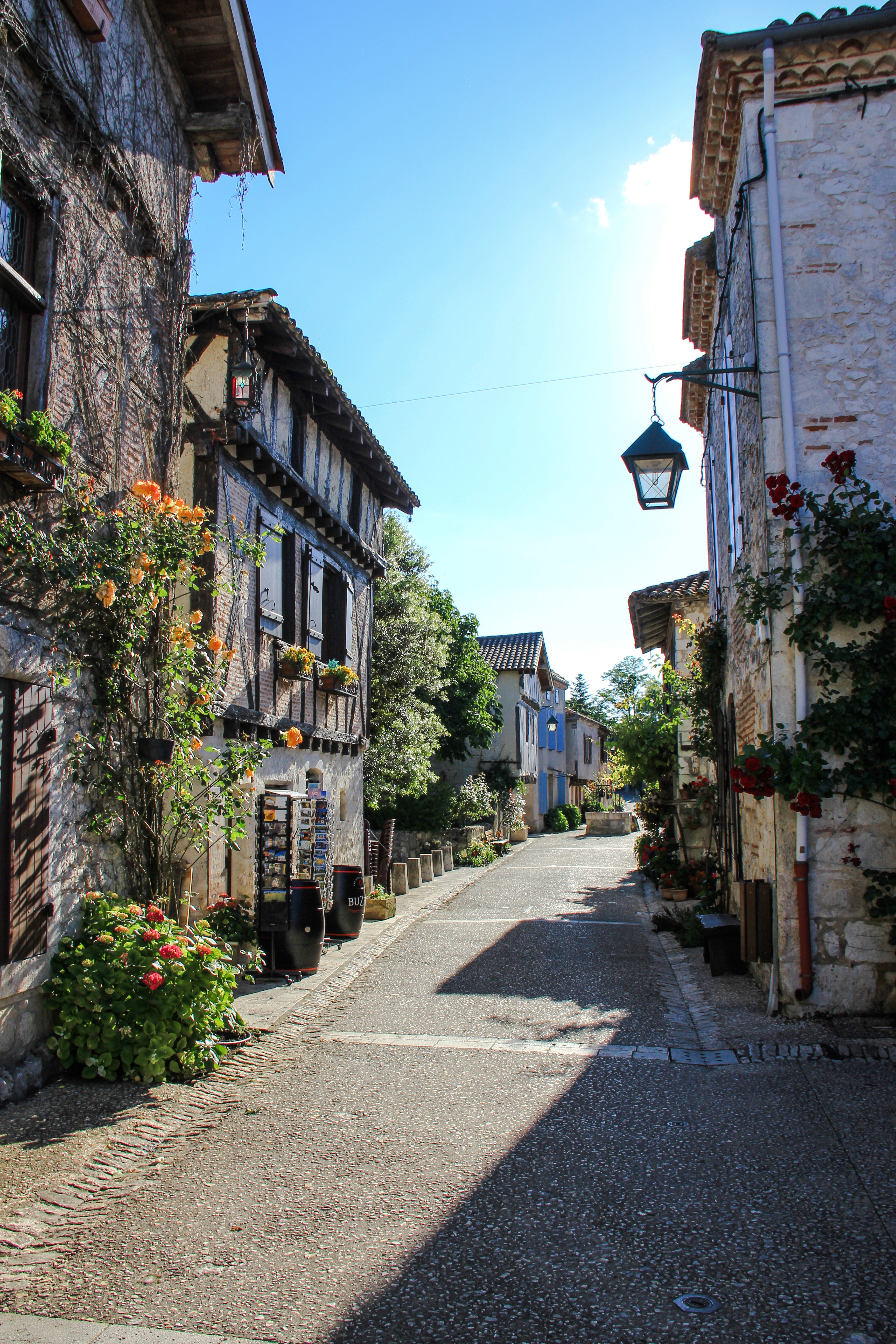 Les ruelles pavées de Pujols