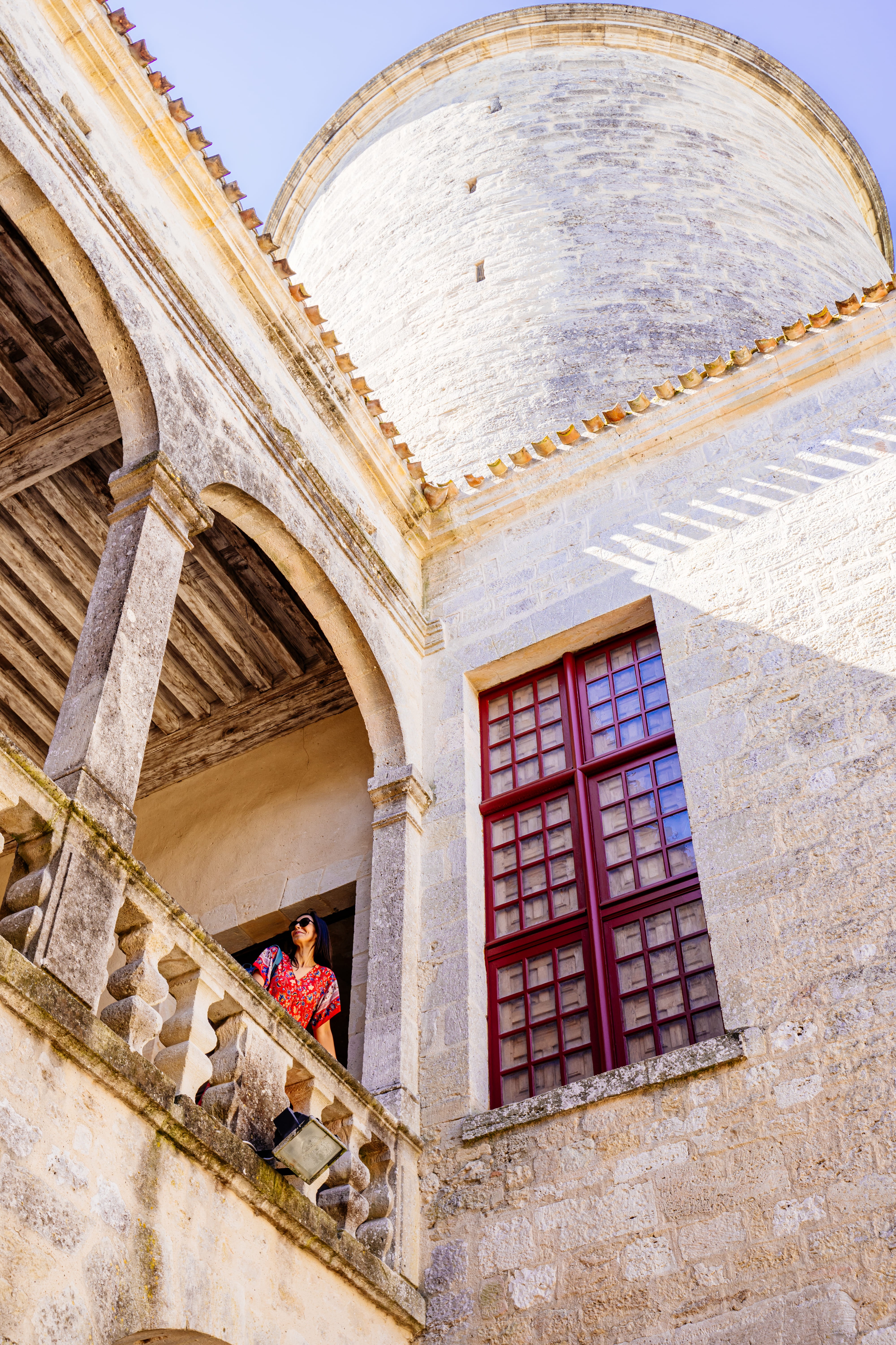 Dans l’enceinte du Château de Duras