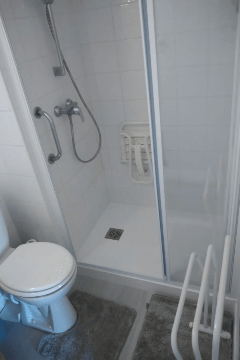 Douche à l'italienne (hauteur de receveur environ 12cm)