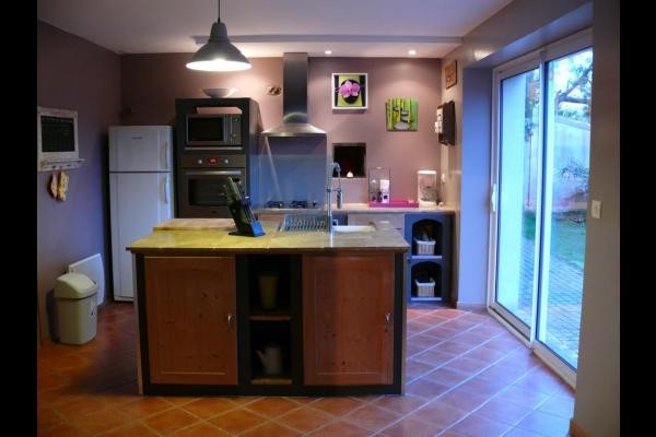 Cuisine avec ilot central