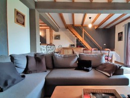 Rez-de-chaussée : Séjour-salon-salle à manger