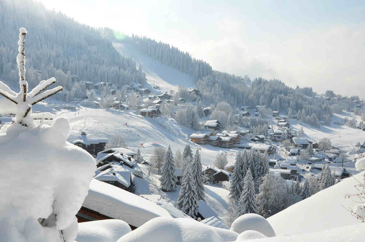 vue du village-piste timalets