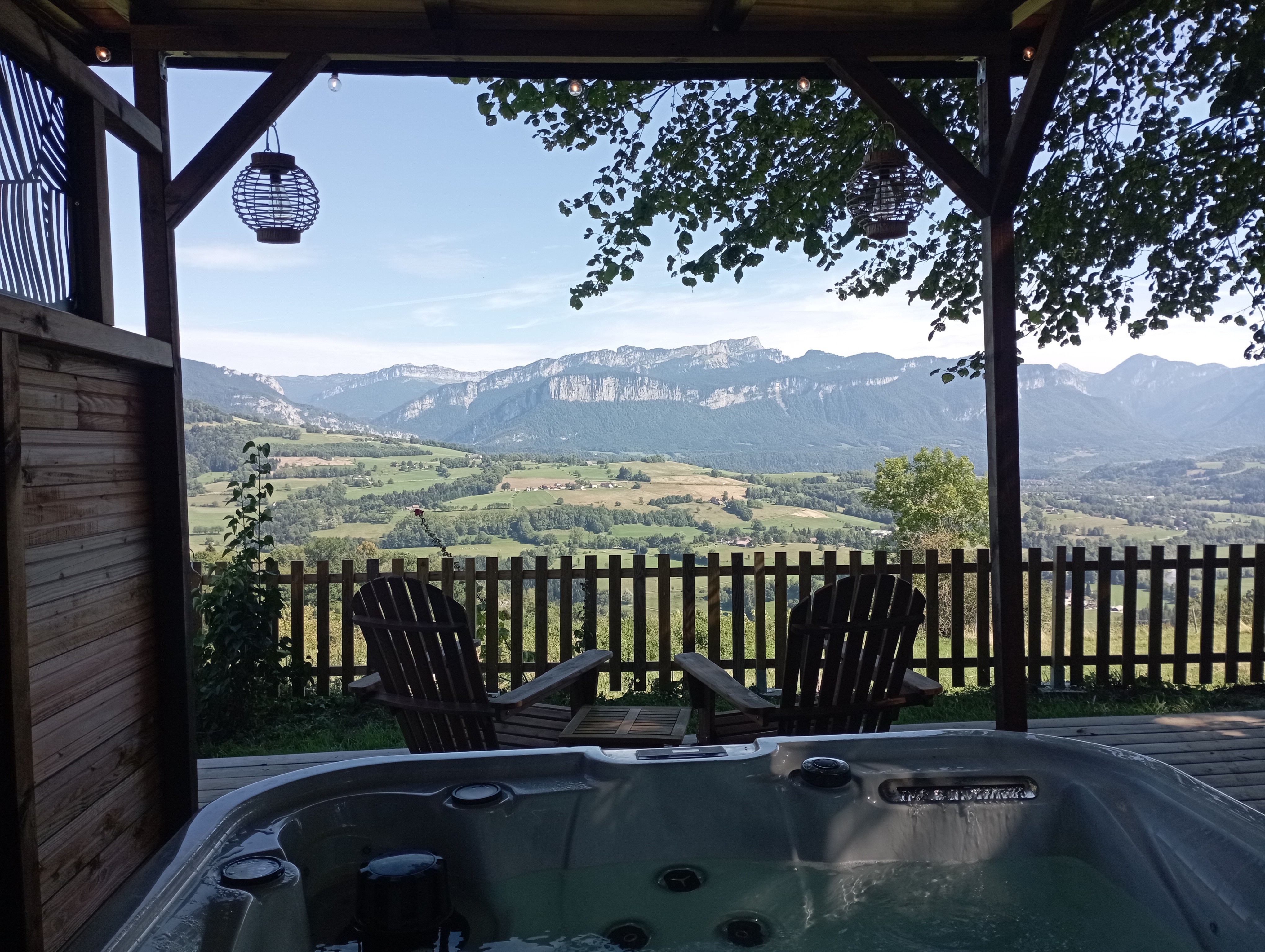 Vue du spa