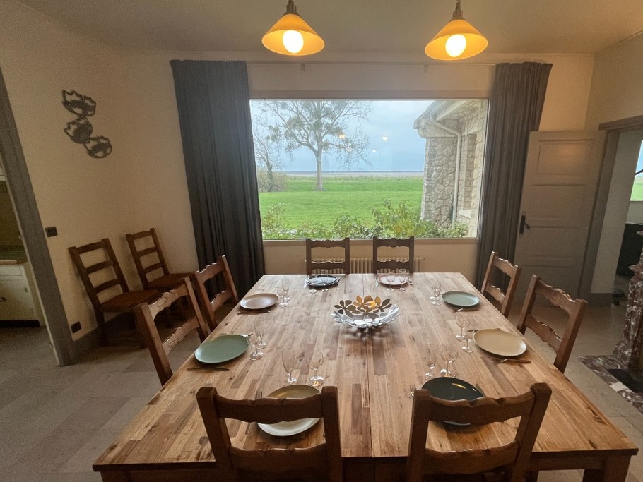 salle à manger vue mer