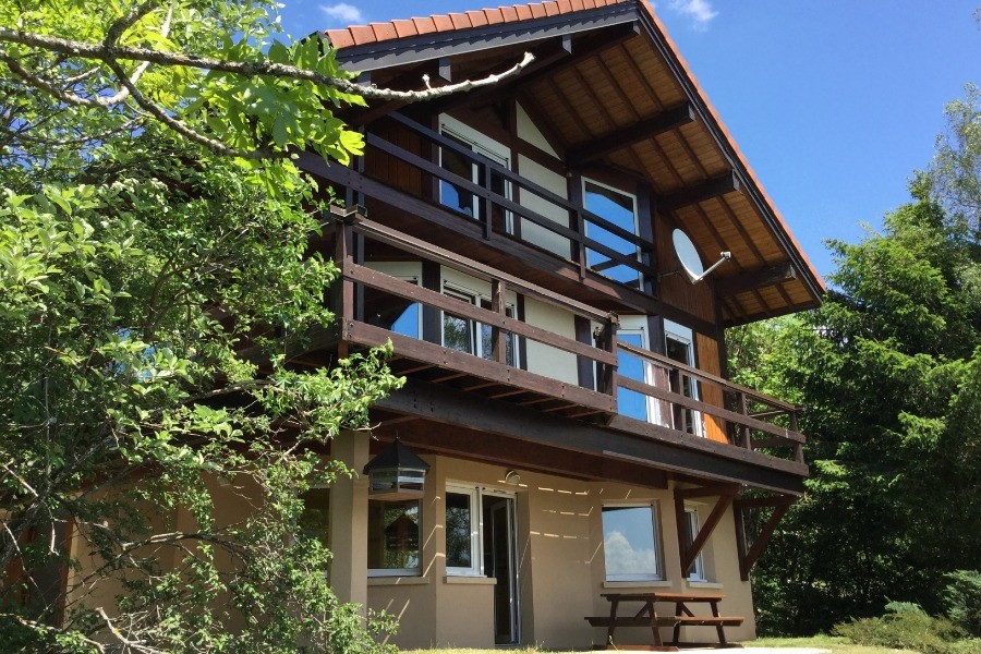 le gite dans le chalet l'été