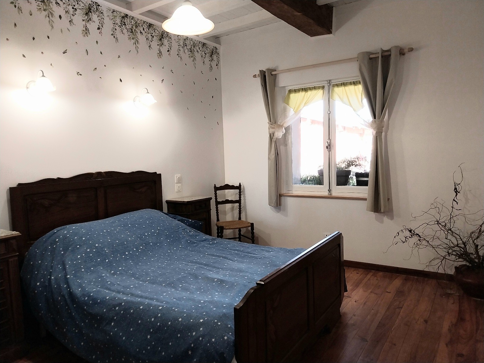 Chambre avec lit en 140