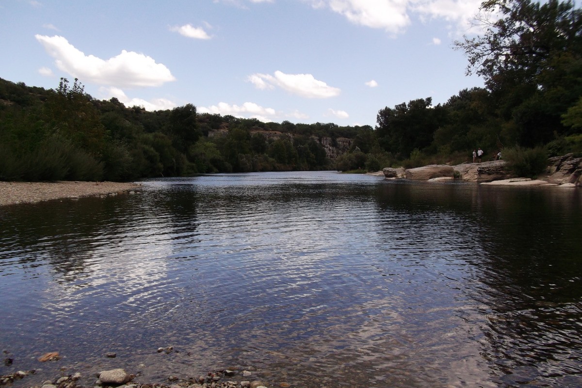 le chassezac-plage du lou poussadou