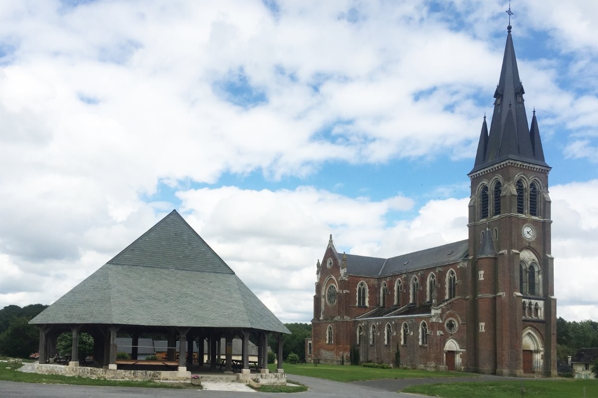 Eglise et Halle