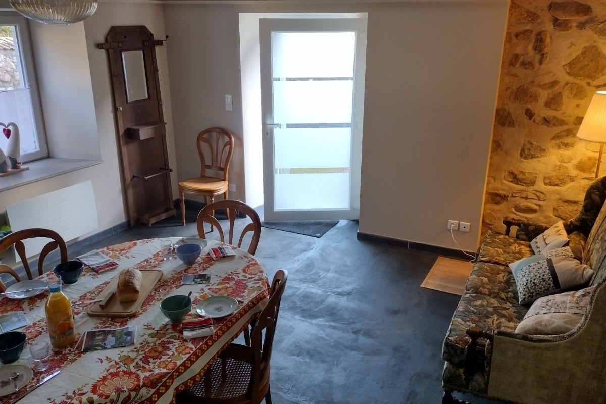 entrée, pièce de vie