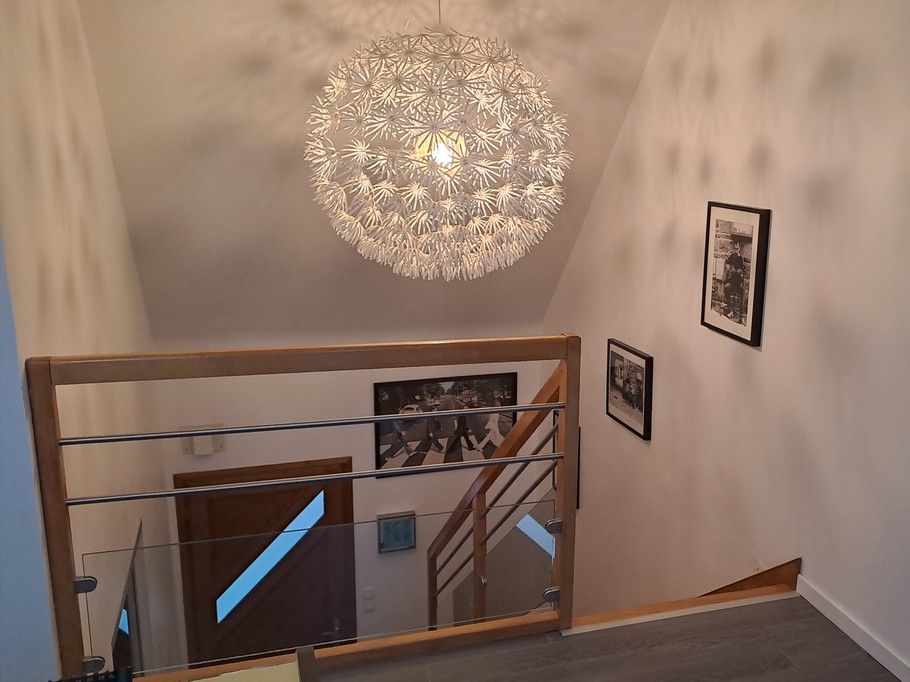 Escalier vu de la mezzanine