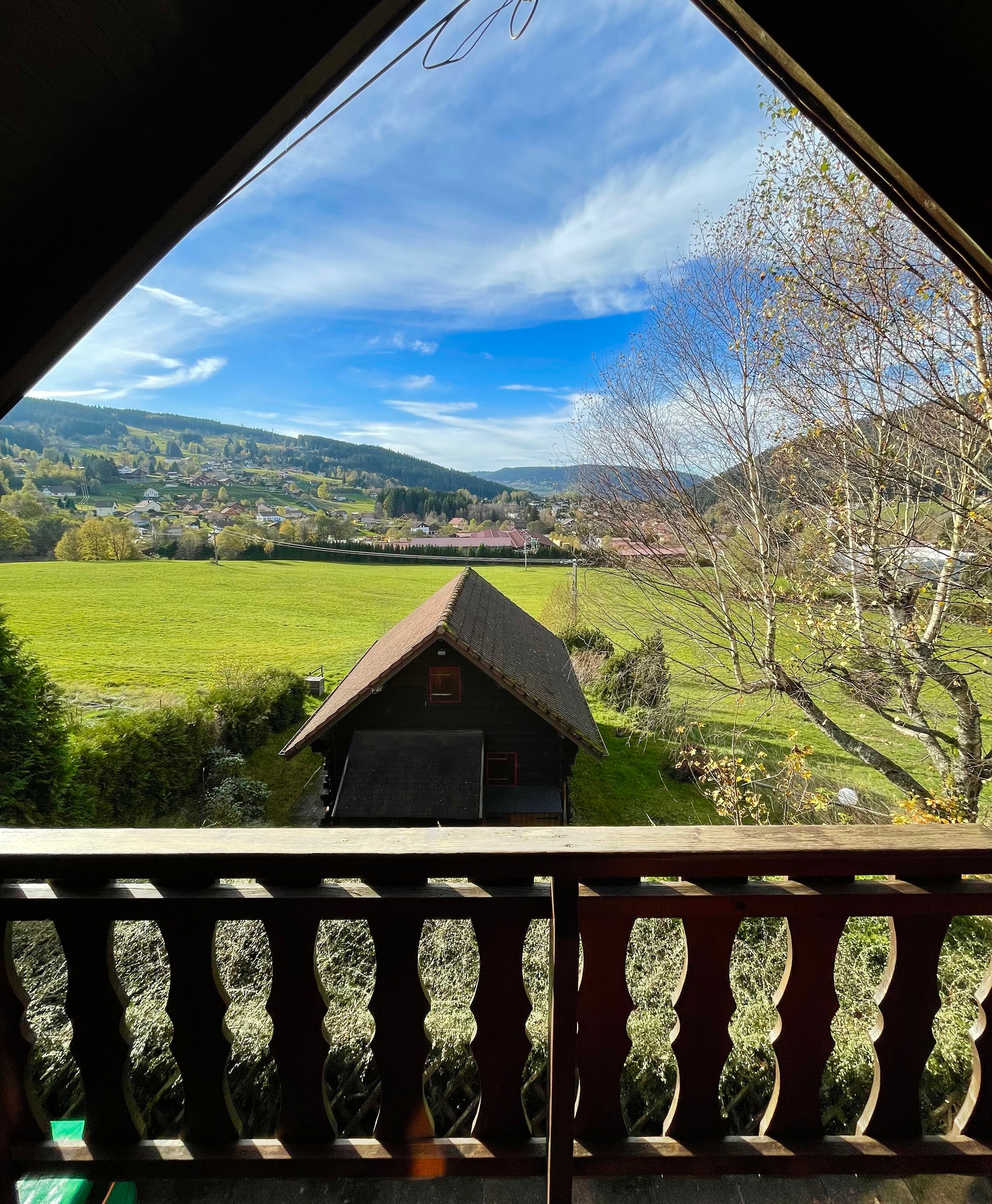 Panoramic view from the mezzanine balcony