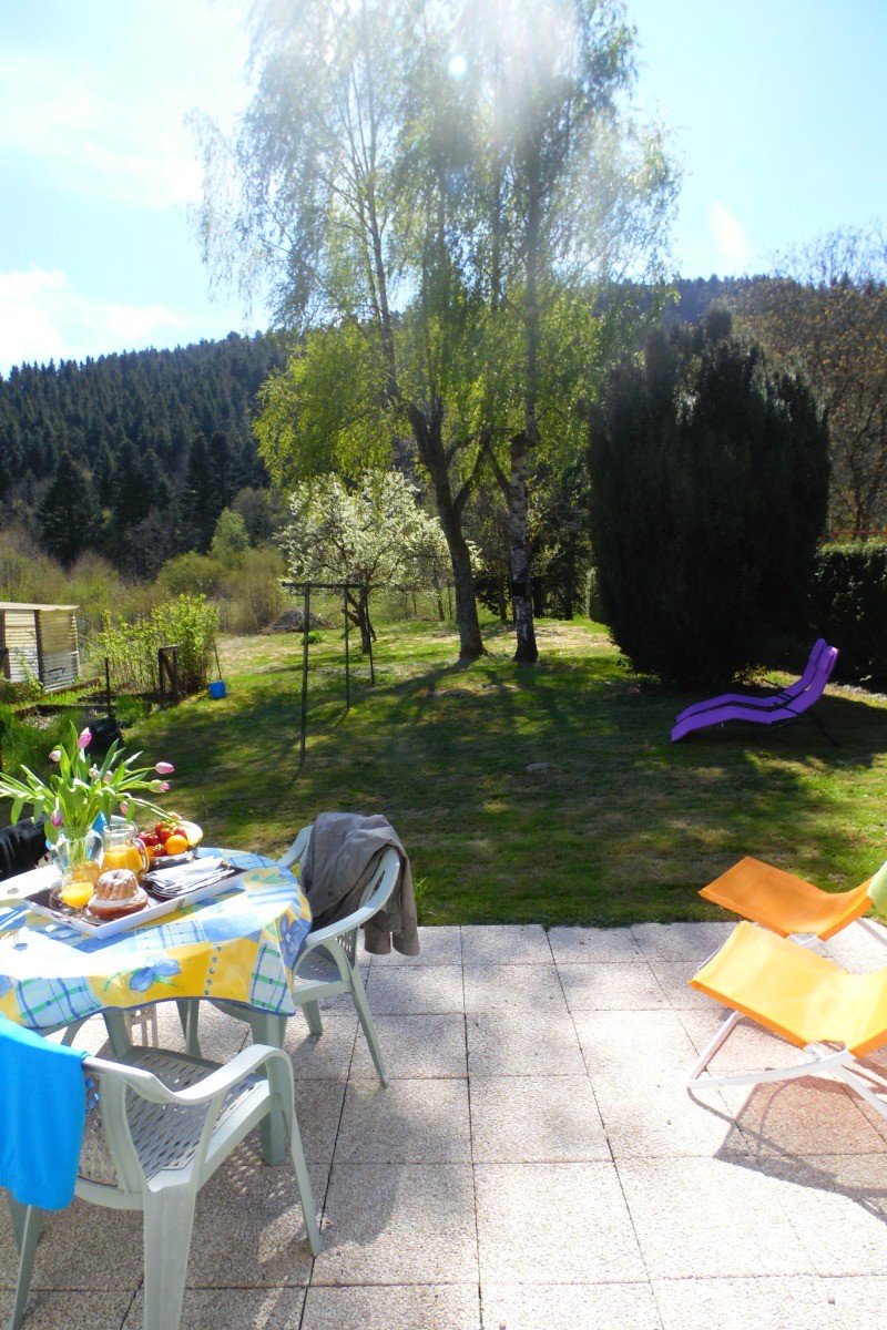 Terrain à l'arrière de la maison