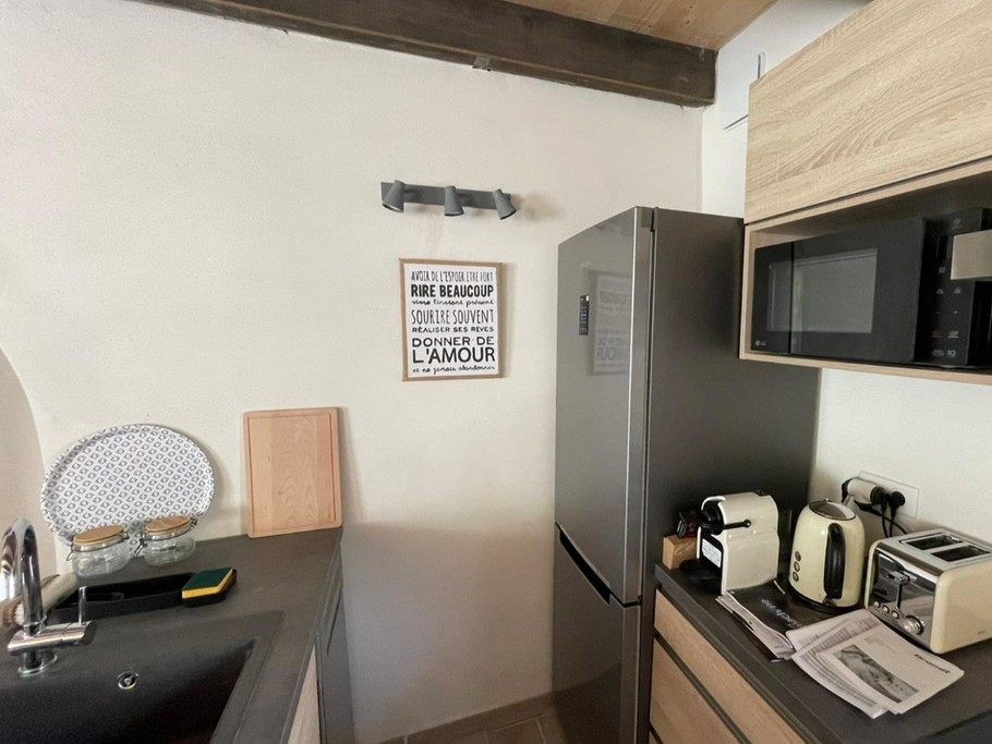 La cuisine équipée - Gîte "Le petit 121"