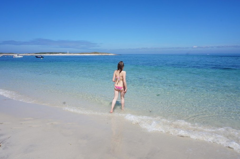 Une des très belles plages de Molène