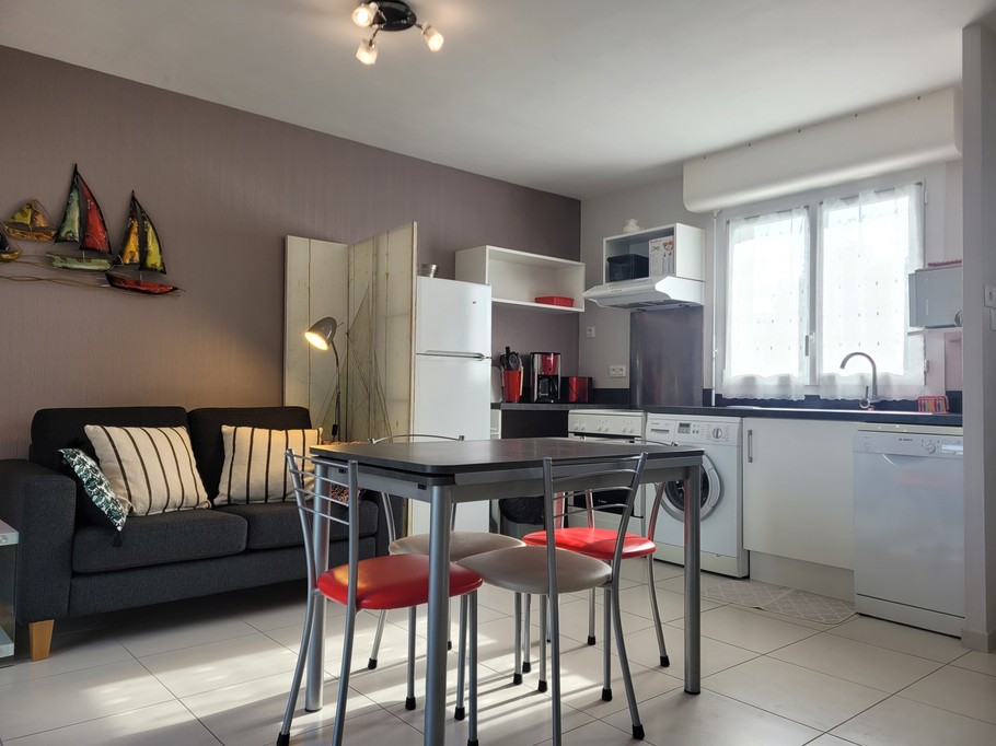 Location de vacances Paimpol, la Caravelle, Espace salle à manger / salon, pièce de vie RDC