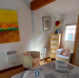 chambre à coucher mezzanine 1m85 de haut