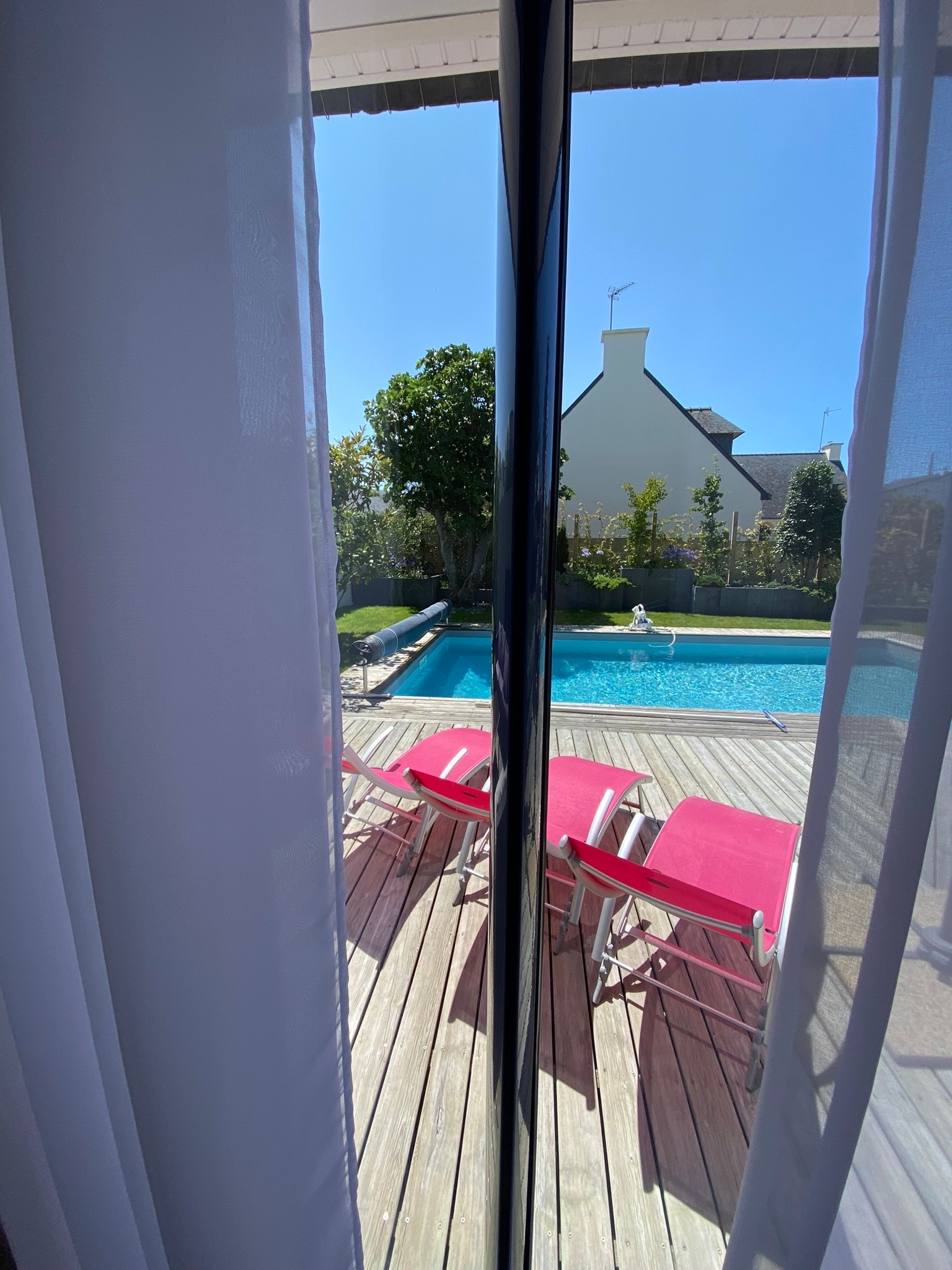 View of the master bedroom