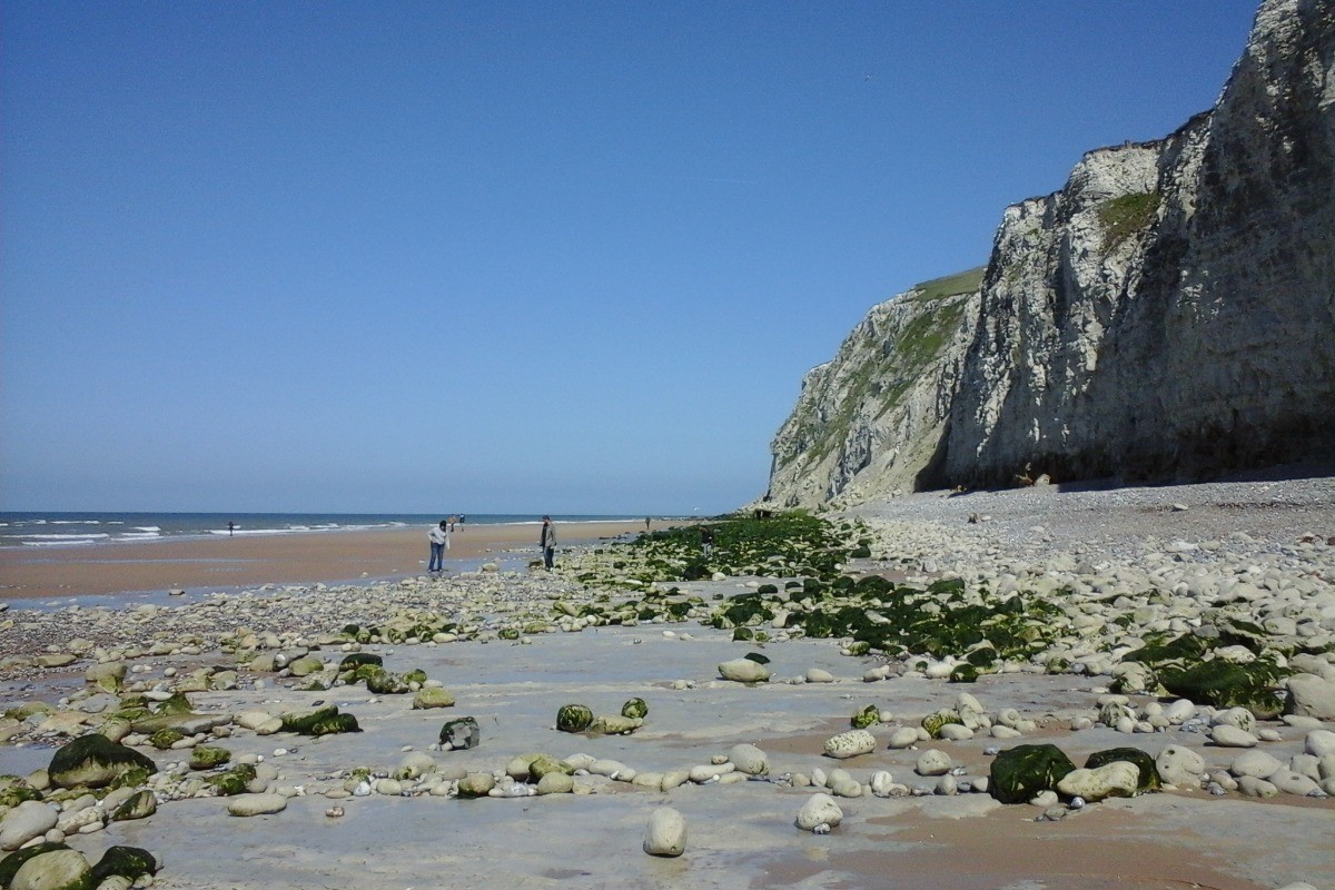 La côte d'Opale et ses falaises de craie