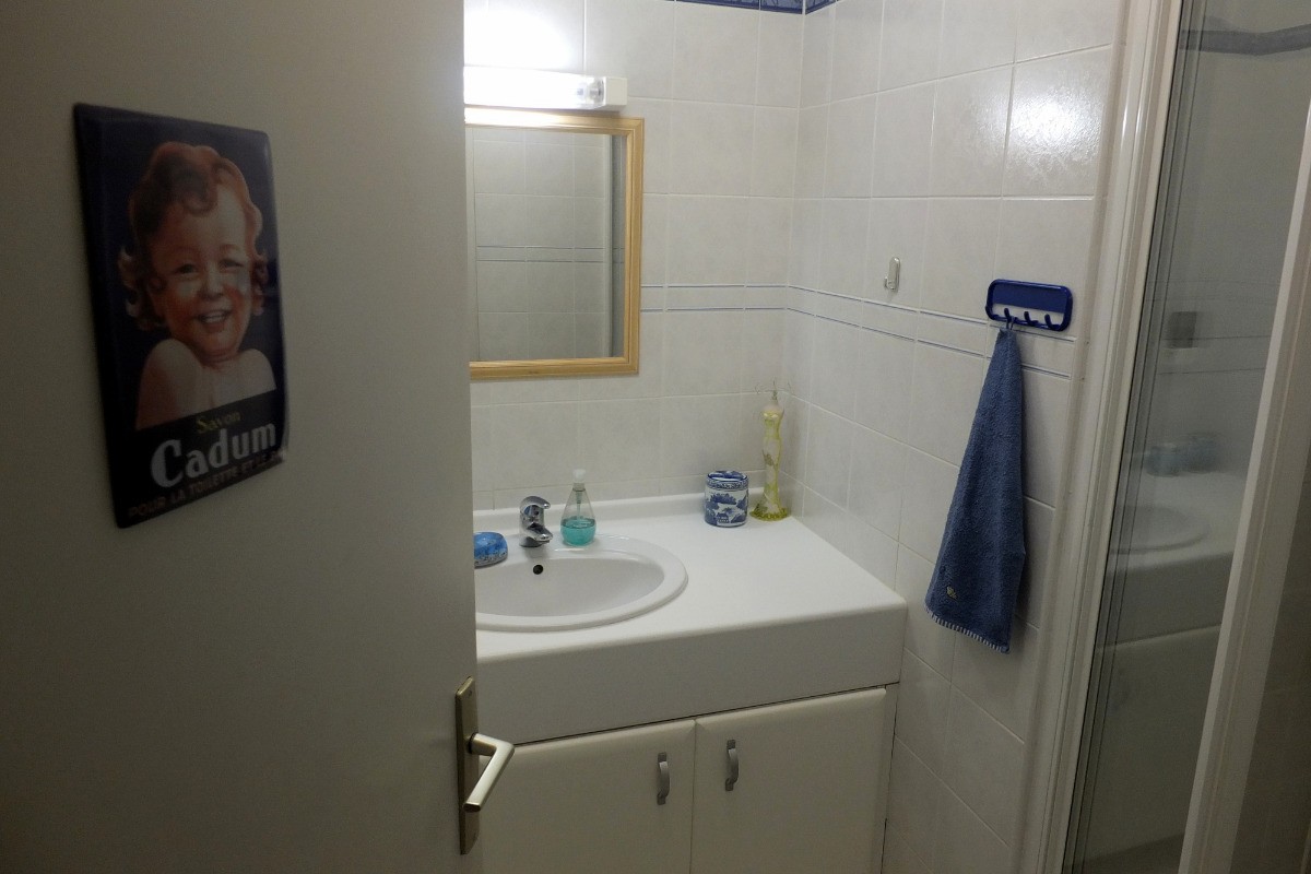 Une salle d'eau au rez-de-chaussée