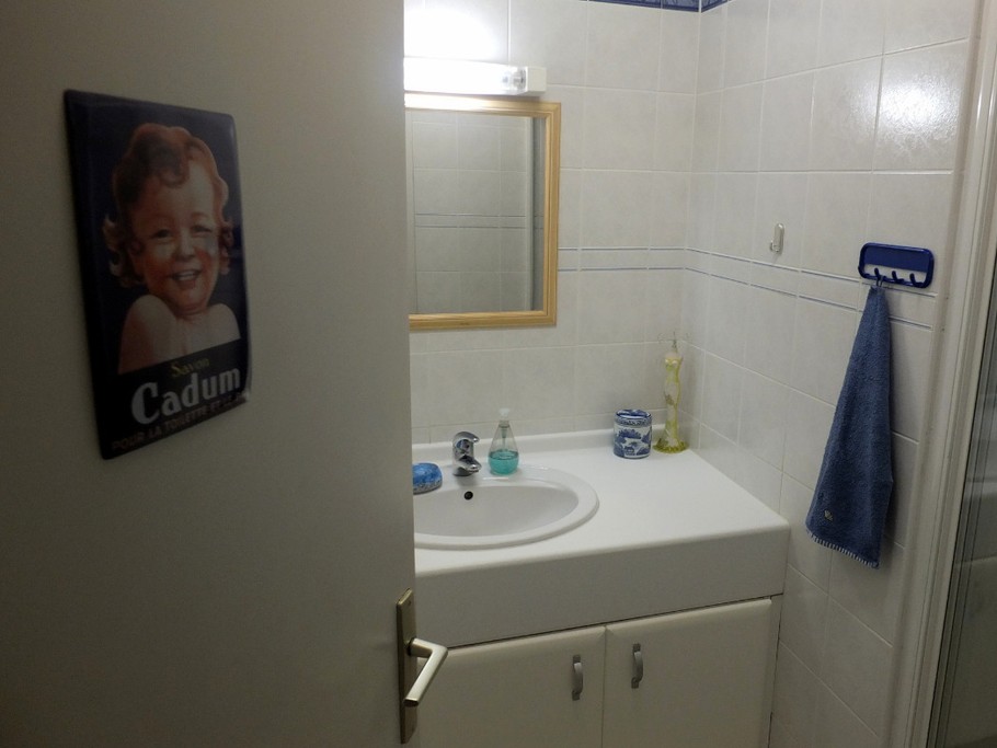 Une salle d'eau au rez-de-chaussée