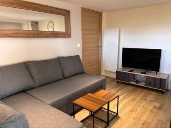 Living room with sofa bed - Le Petit Gîte, La Maison des Bons Amis - Saint-Dié-des-Vosges
