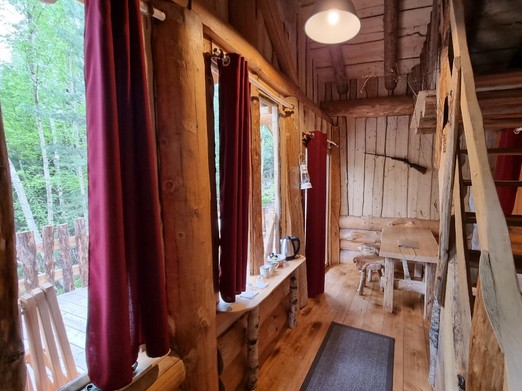 Fuste du Trappeur - Les Cabanes du Lac de Pierre Percée