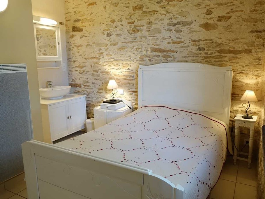Chambre lit double Le Colombier