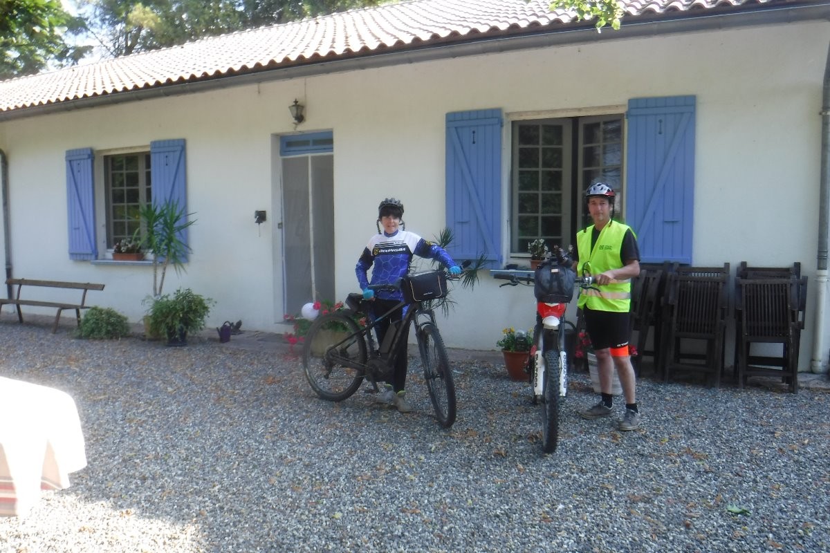 départ en vélo