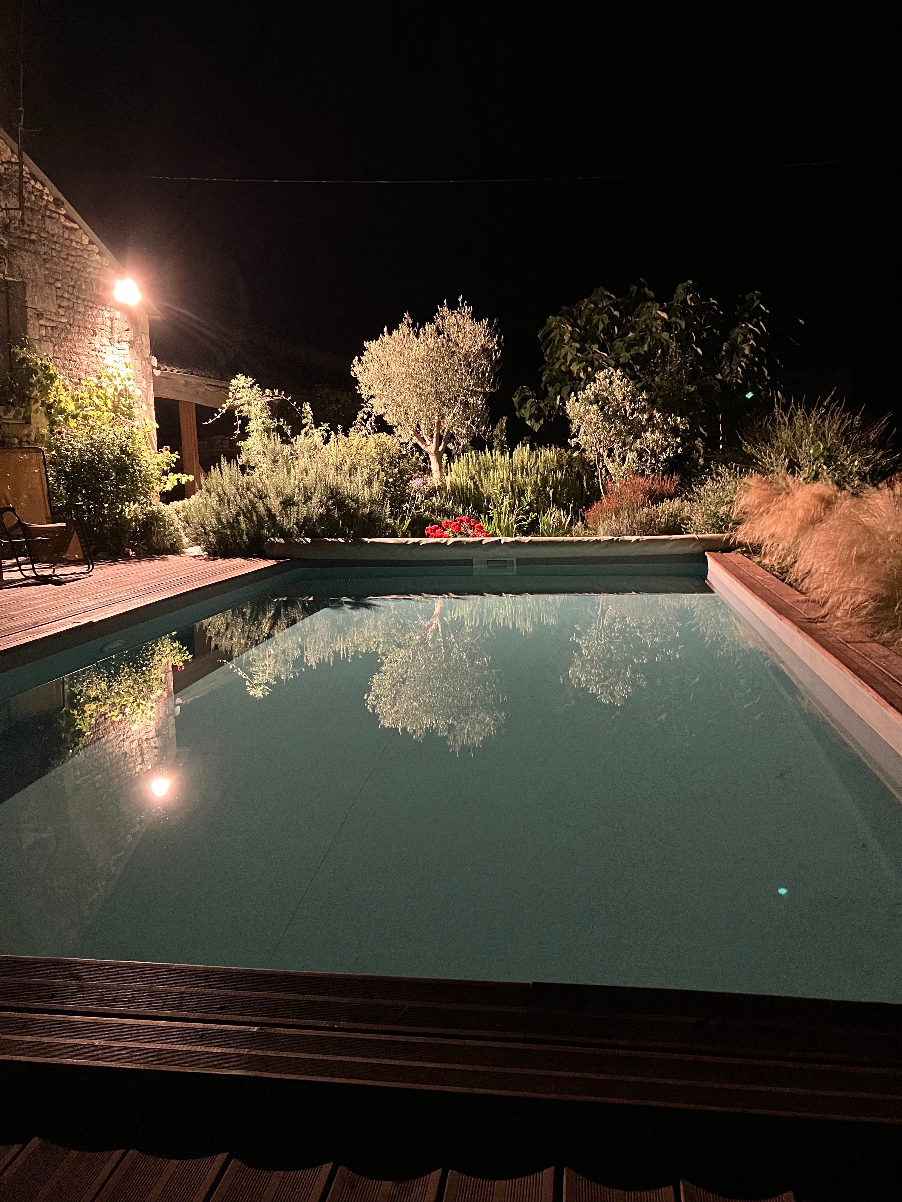 Piscine de nuit