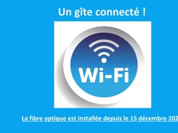 Le WIFI est disponible au Gîte d'Epizol !