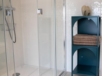 la salle d'eau du gîte Mer