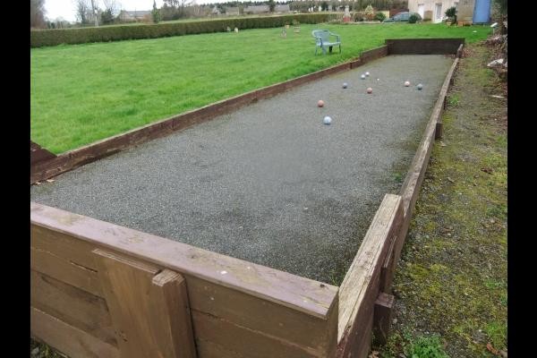 Location - Maison de vacances - Plaintel - Terrain privatif avec jeu de boules