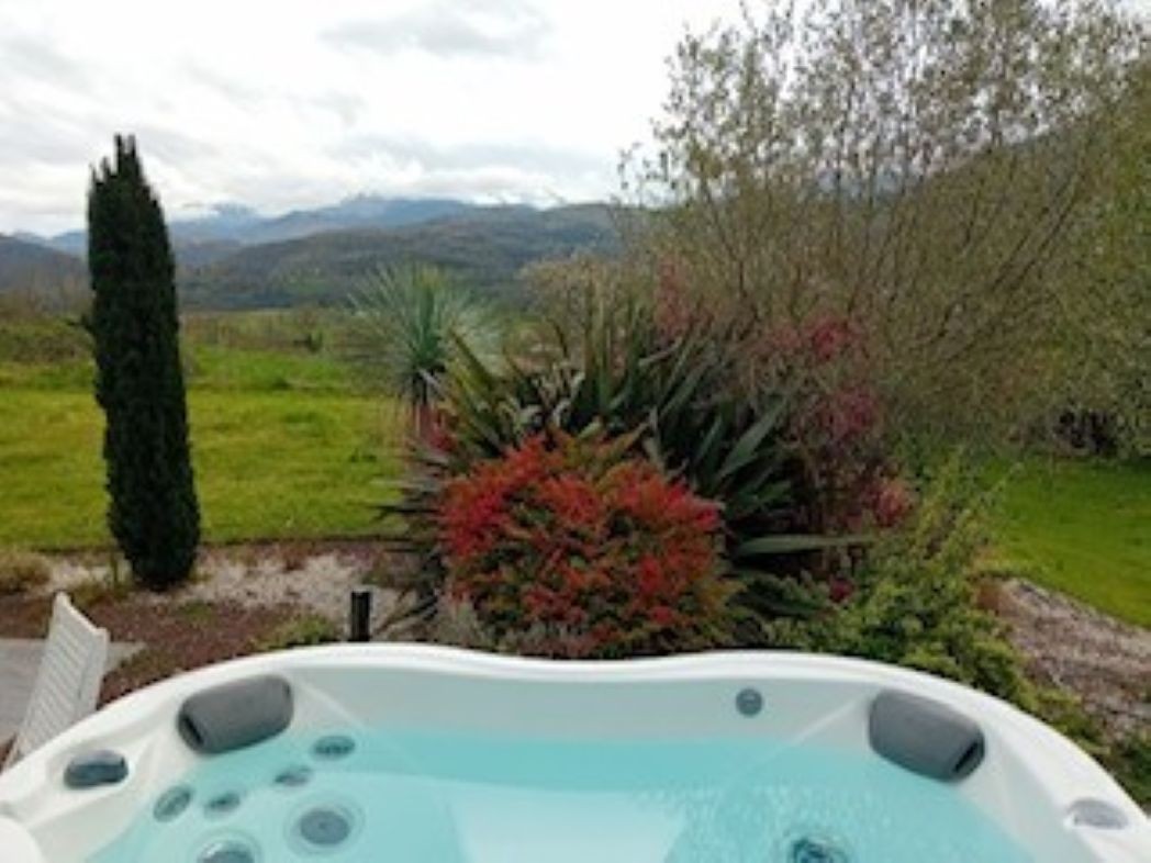 SPA avec vue montagne