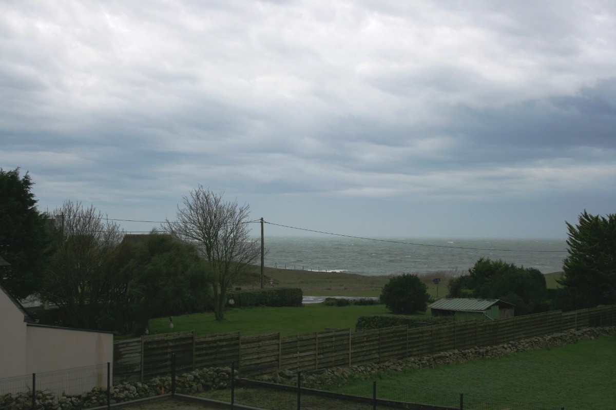 La vue mer depuis une des chambres