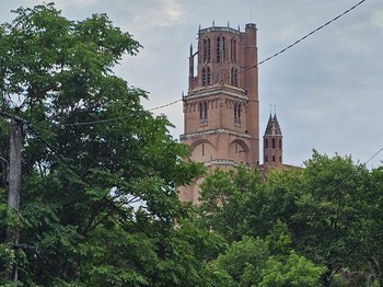 Gîte le Héron Bleu - Albi dans le Tarn en Occitanie - vue Cathédrale Sainte Cécile