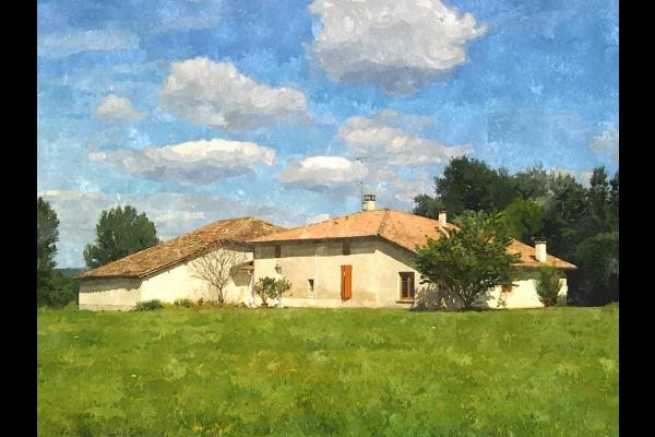 maison vue de derrière - espace liberté